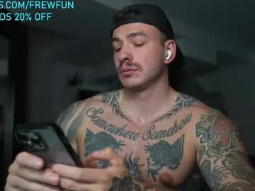 frewfun — Day 7/75! Let's have some fun! #Jock #muscle #tattoos #pvt #cumshow