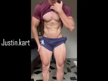 justinkart — Hey! lick my muscles and take my huge load #lovense #cum #master #muscle #bigcock [2000 tokens remaining]