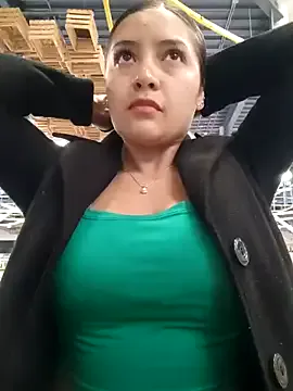 alana_69 — Naked on the table at the mall